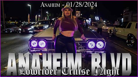 Anaheim Lowrider Cruise Night 01 28 2024 Alaniz Beatz YouTube