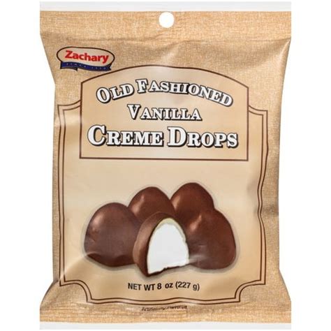 Zachary Old Fashioned Vanilla Creme Drops 8 Oz 15 Count