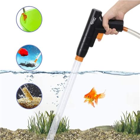 Nettoyeur De Gravier Pour Aquarium Changeur D Eau Rapide Accessoires