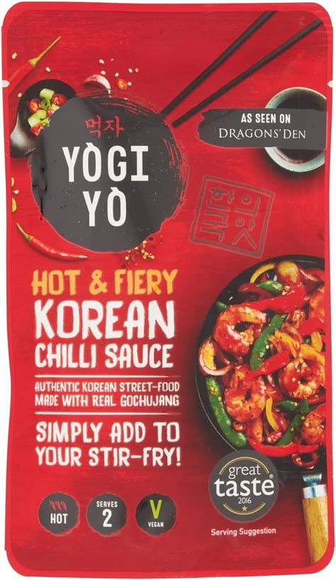 Yogiyo Hot Chilli Stir Fry Sauce X G Amazon Co Uk Grocery