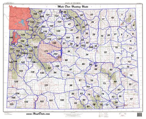 Wyoming Deer Units Map Sibby Dorothee