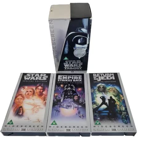 Star Wars Trilogy Widescreen Special Edition Silver Vhs