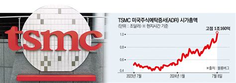 Ai 훈풍에 날았다tsmc 뉴욕증시서 시총 1조 달러 터치 이투데이