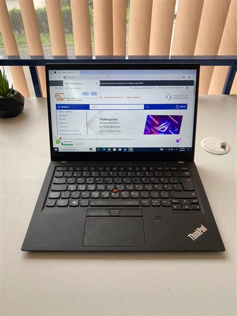 Лаптоп Lenovo Thinkpad X1 Carbon 5th Gen Реновиран Клас B Долфи Сървиз