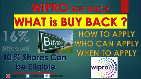 Wipro Buyback Record Date Discount Offer Check Eligibility