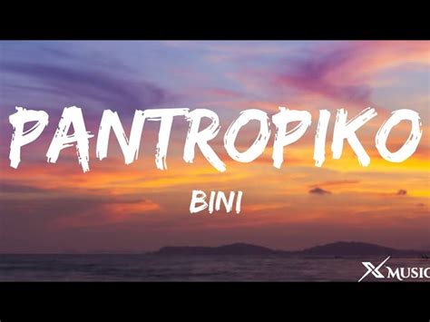 Bini Pantropiko Lyrics Chords Chordify