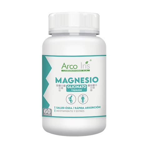 Magnesio Glicinato X60 Capsulas Arco Iris