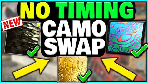 NEW NO TIMING CAMO SWAP GLITCH INSANE OBSIDIAN CAMO SWAP GLITCH