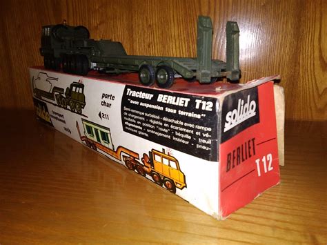 Solido Berliet T Transport Porte Char Ref New In Original Box