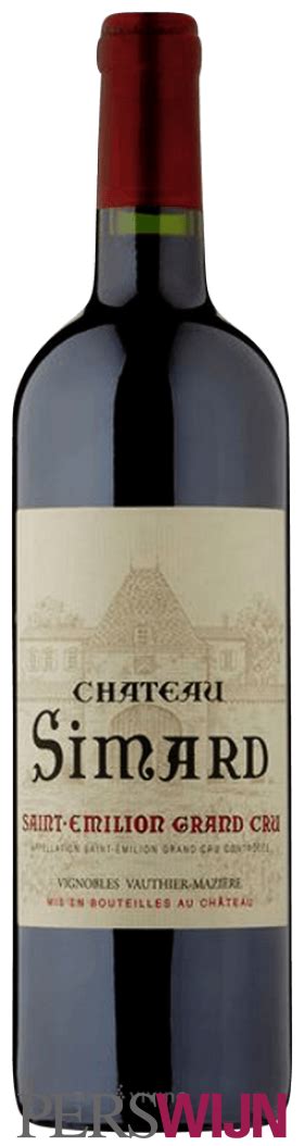 Ch Teau Simard Saint Milion Grand Cru Bordeaux Saint Milion