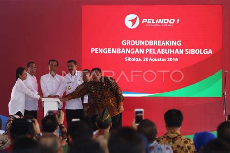 Groundbreaking Pengembangan Pelabuhan Sibolga Antara Foto