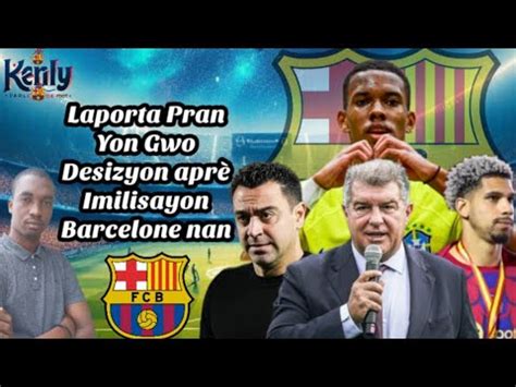 Laporta Pran Yon Gwo Desizyon Sou Dosye Xavi A Manchester United Vle