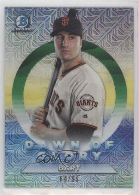 Bowman Chrome Dawn Of Glory Mega Box Green Mojo Refractor Joey