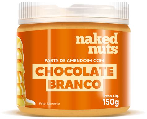 Pasta De Amendoim Chocolate Branco Naked Nuts150g No Atacado Direto Fornecedor