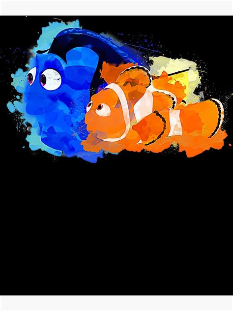 "Finding Nemo Dory and Marlin" Poster for Sale by Cheyennrden | Redbubble