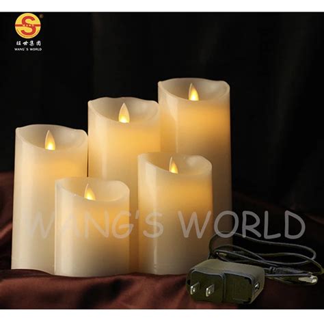 Remote Control Led Flameless Usb Candle Lights Multiple Sizes Led ...