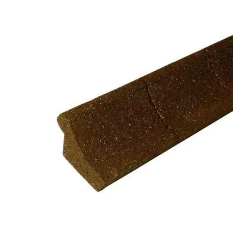 Ecoborder Ft Brown Rubber Curb Landscape Edging Pack Curb Brn