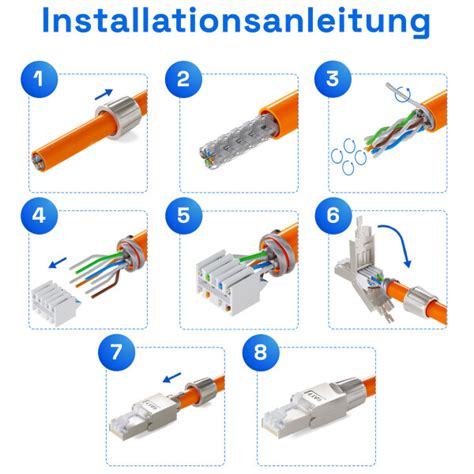 Rj Stecker Netzwerkstecker Cat Lsa Stp Schmal Hb Digital De