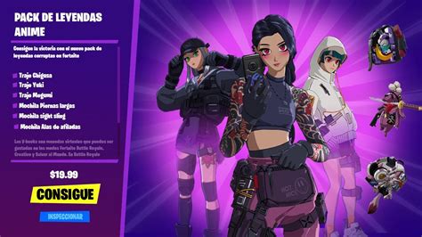 Consigue El Nuevo Pack De Leyendas Anime De Fortnite Fecha Y Precio Youtube