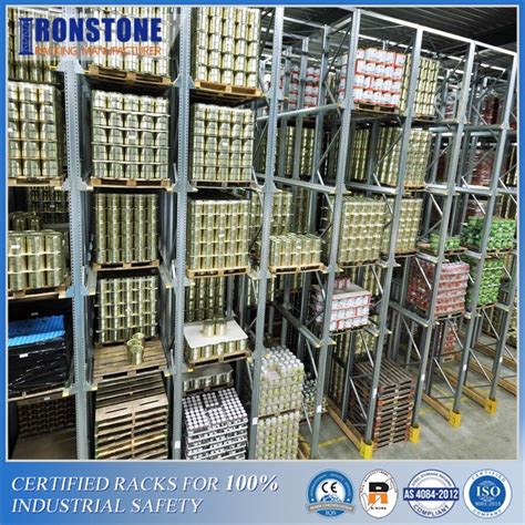 Customized Warehouse Storage Heavy Duty Drive In Pallet Rack System