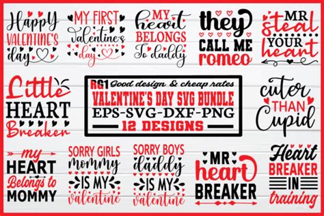 Valentines Day Svg Bundle Graphic By Smart Design · Creative Fabrica