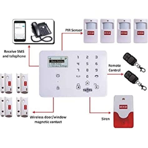 Godrej Plastic Body Eagle I Pro Wireless Alarm System Button Cell A