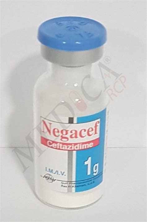 Medica Rcp Negacef Im Iv G Indications Side Effects Composition