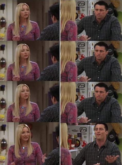 Phoebe teaching Joey in Friends Blank Template - Imgflip