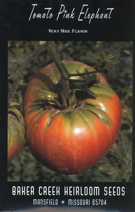 Honeyman Farms 3430 Pink Elephant Tomato Seed Packet