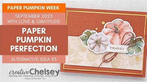 Paper Pumpkin Perfection September Kit Alternative Card Tutorial