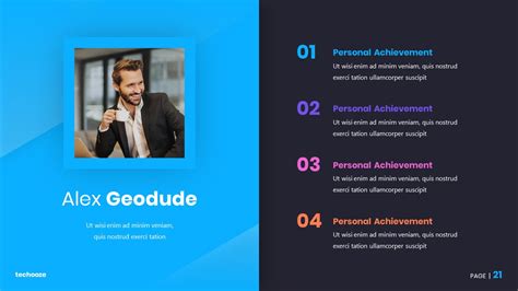 Techooze Startup Modern Powerpoint Template Presentation Templates