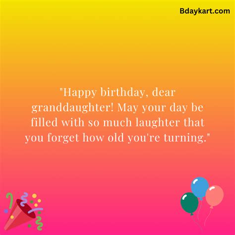 Funny Birthday Wishes For Your Granddaughter Bdaykart