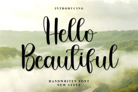 Hello Beautiful Font By Inermedia Studio Creative Fabrica