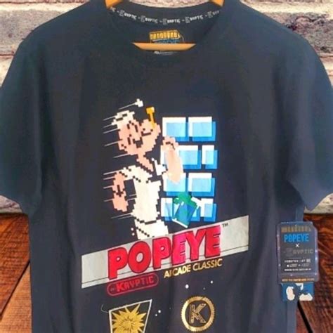 Kryptic Shirts Popeye Arcade Classic Teeshirt Poshmark