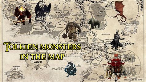 The Hobbit Map Of Middle Earth