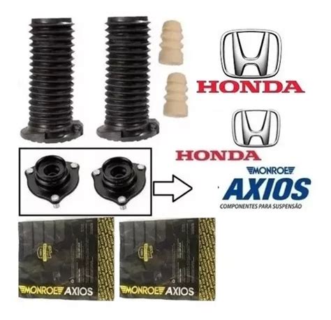 Kit Batente Amortecedor Dianteiro C Coxim Axios Honda New Civic