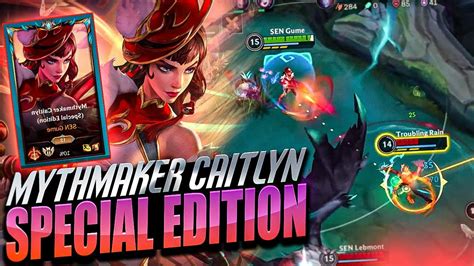 Wild Rift Mythmaker Caitlyn Special Edition Full Gameplay Intense