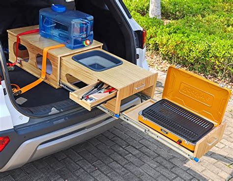 Amazon Overland Kitchen Vehicle Camping Table With Drawer For