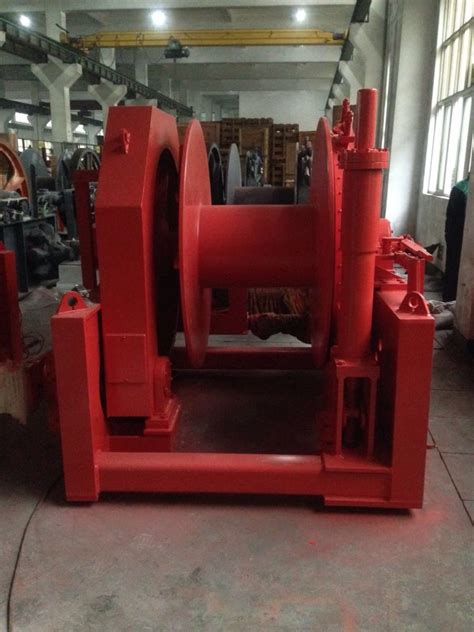 30 Ton Single Drum Hydraulic Mooring Winch With Spooling Device