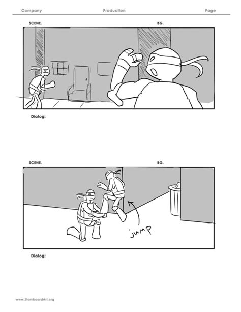 TMNT storyboard pg6 by TheAlexicon on DeviantArt