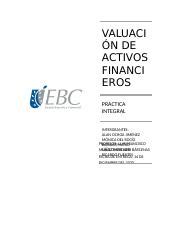 Fuentes APA avances docx VALUACI ÓN DE ACTIVOS FINANCI EROS PRACTICA