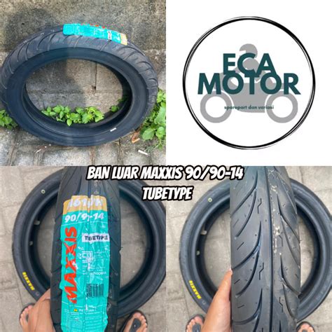 Jual BAN LUAR MAXXIS 90 90 14 BAN MATIC NON TUBLESS BAN LUAR