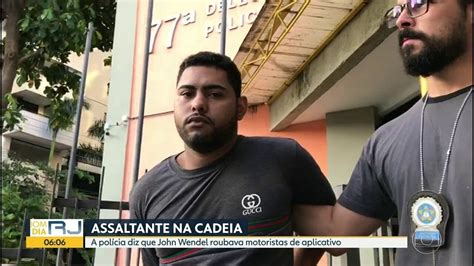 Bandido Que Assaltava Motoristas De Aplicativo Preso Bom Dia Rio G