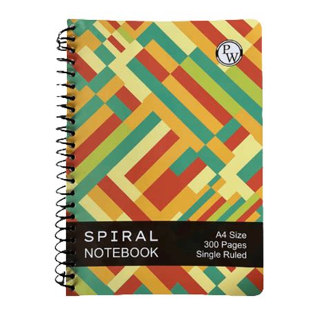 Buy A4 Size Spiral Binding Notebook Single Ruled Pw Store