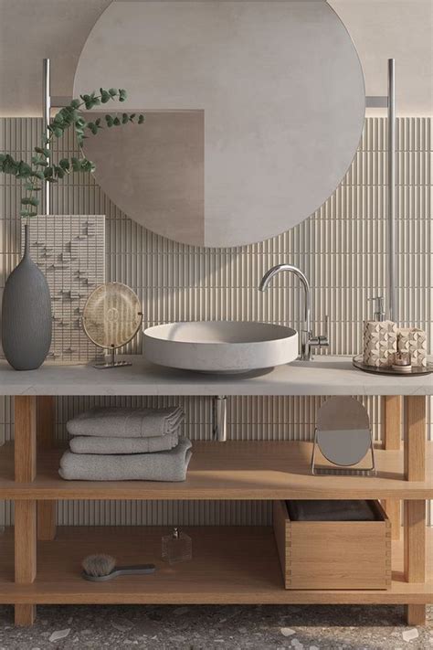 Japandi La Tendance D Co En Vogue In Bathroom Interior Design