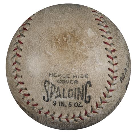 Lou Gehrig Babe Ruth Signed Spalding Baseball PSA LOA Pristine