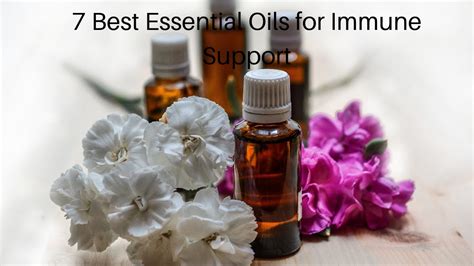 7 Best Essential Oils For Immune Support Youtube