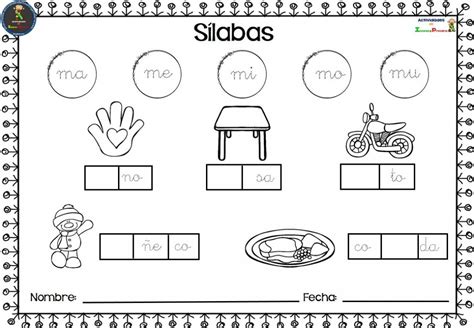 Colección De Fichas Para Trabajar Las Sílabas 11