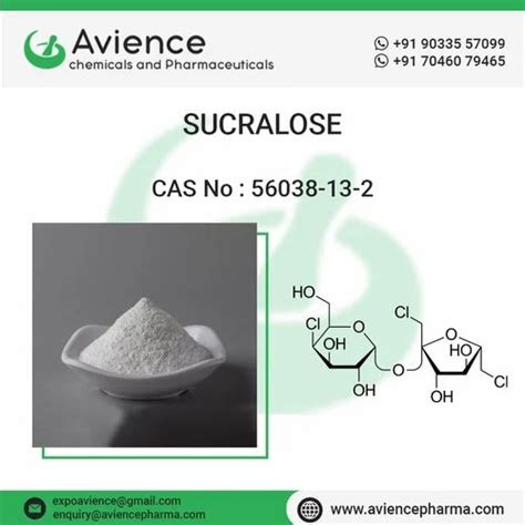 Sucralose Api Powder Packaging Size Kg Packaging Type Bag At Rs