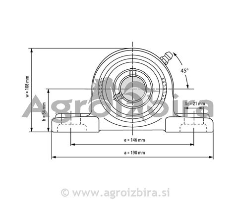 LEŽAJ UCP209 / UCP 209 - AGROIZBIRA PROSEN